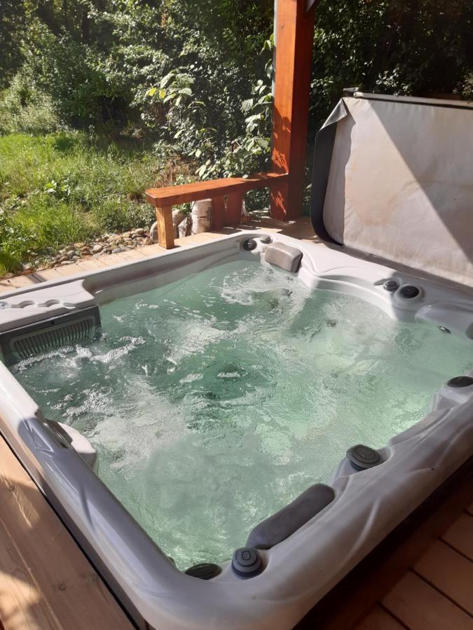 Chambre Familiale Avec Piscine Chauffee Et Jacuzzi Bernadets-Debat Exterior photo